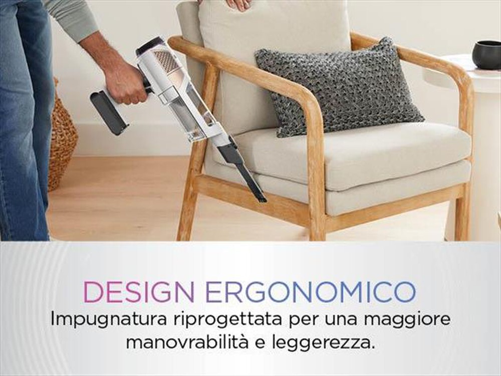 "SHARK - ASPIRAPOLVERE SENZA FILO DETECT PRO AUTOSVUOTAMENT-bianco/rosa"