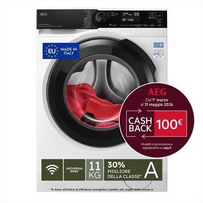 AEG - Lavatrice LR7FH114VY 11Kg Classe A-Bianco