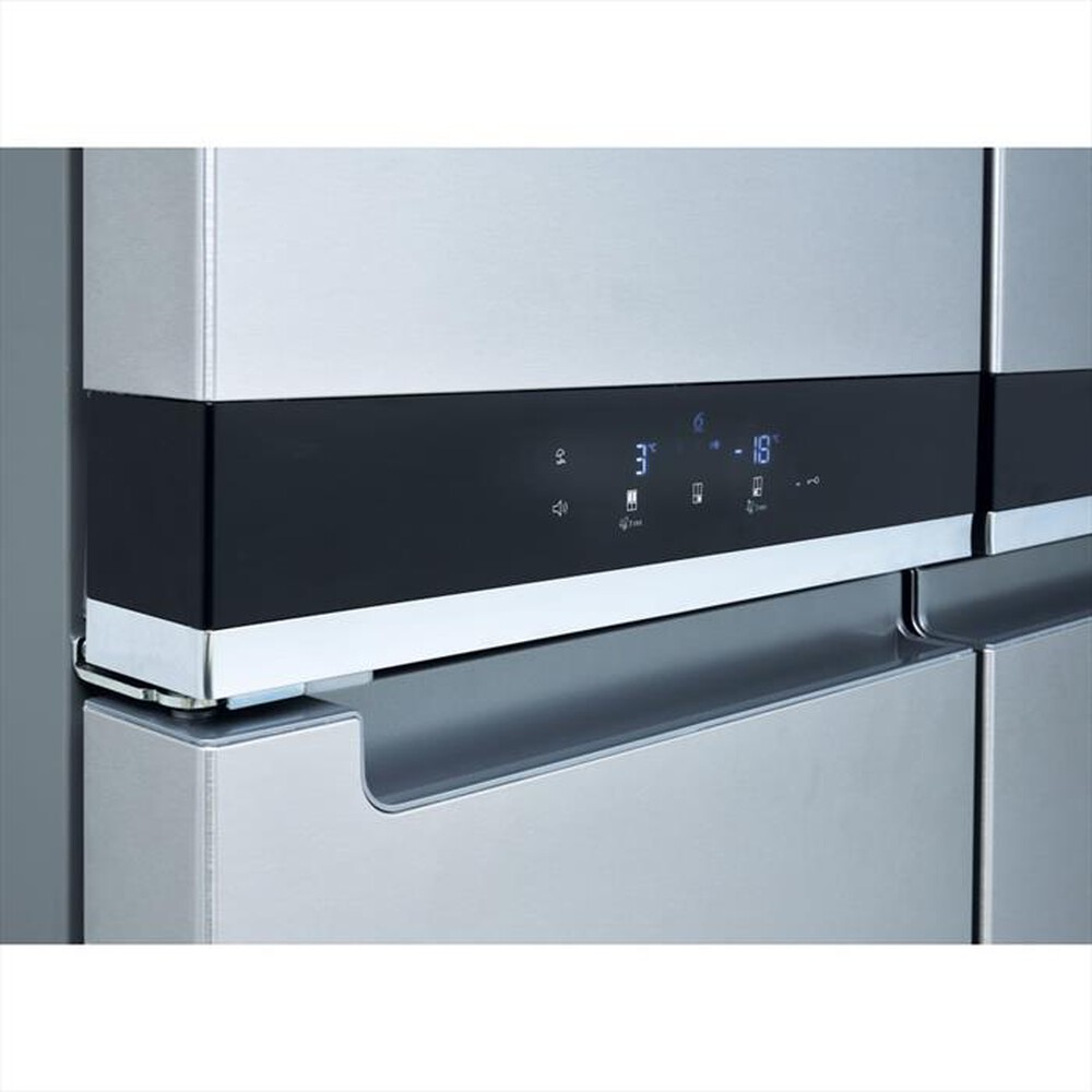 "WHIRLPOOL - Frigorifero 3 e più porte WQ9 B1L Classe F 677lt-Acciaio inossidabile"