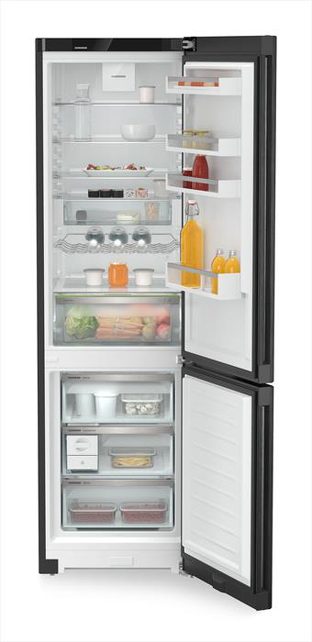 "LIEBHERR - Frigorifero Combinato CNBDC 5733-20 Classe C-BlackSteel / Nero"