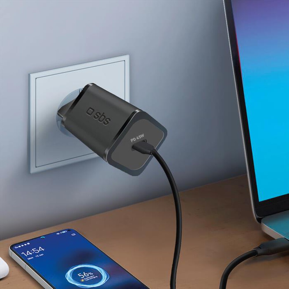 Immagine del prodotto SBS - Caricatore TETRGAN1C45W-Nero