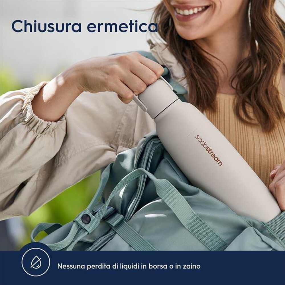 Immagine del prodotto SODASTREAM - FIZZ&GO STAINLESS STEEL SAND-BEIGE