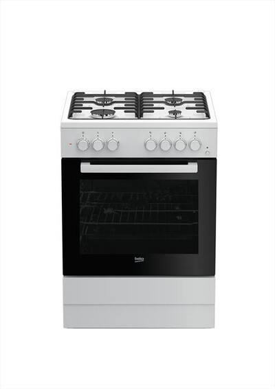 BEKO - Cucina a gas FSST62110DW Classe A-Bianca