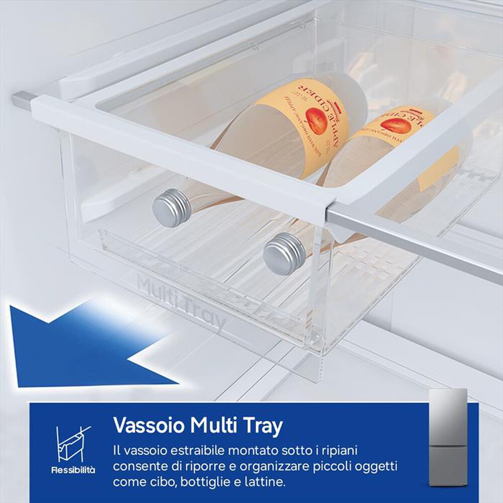 Immagine del prodotto SAMSUNG - Frigorifero combinato RB50DG602ES9EF Classe E-METAL INOX