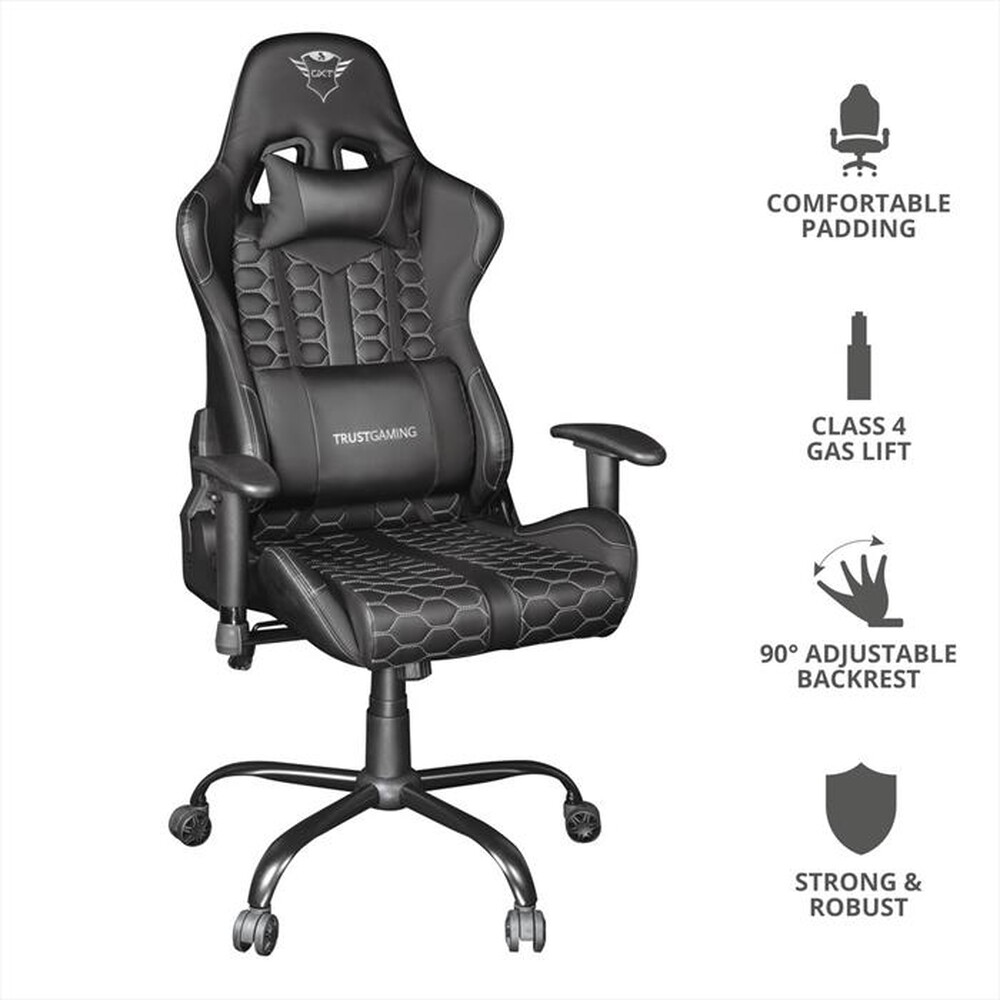 "TRUST - Sedia gaming GXT708 RESTO-Black"