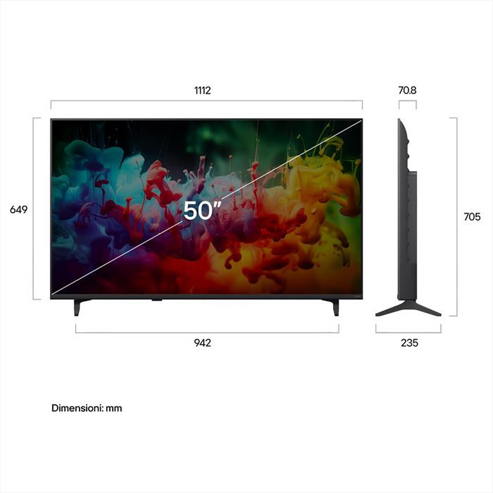 Immagine del prodotto LG - QNED AI MINILED QNED70B 50QNED70B6C-Charcoal Black
