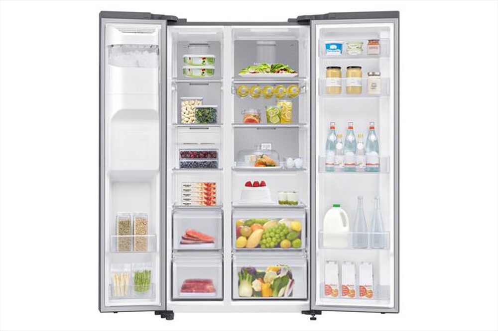 "SAMSUNG - Frigorifero side by side RS65DG54M3SLEF Classe E-Inox"