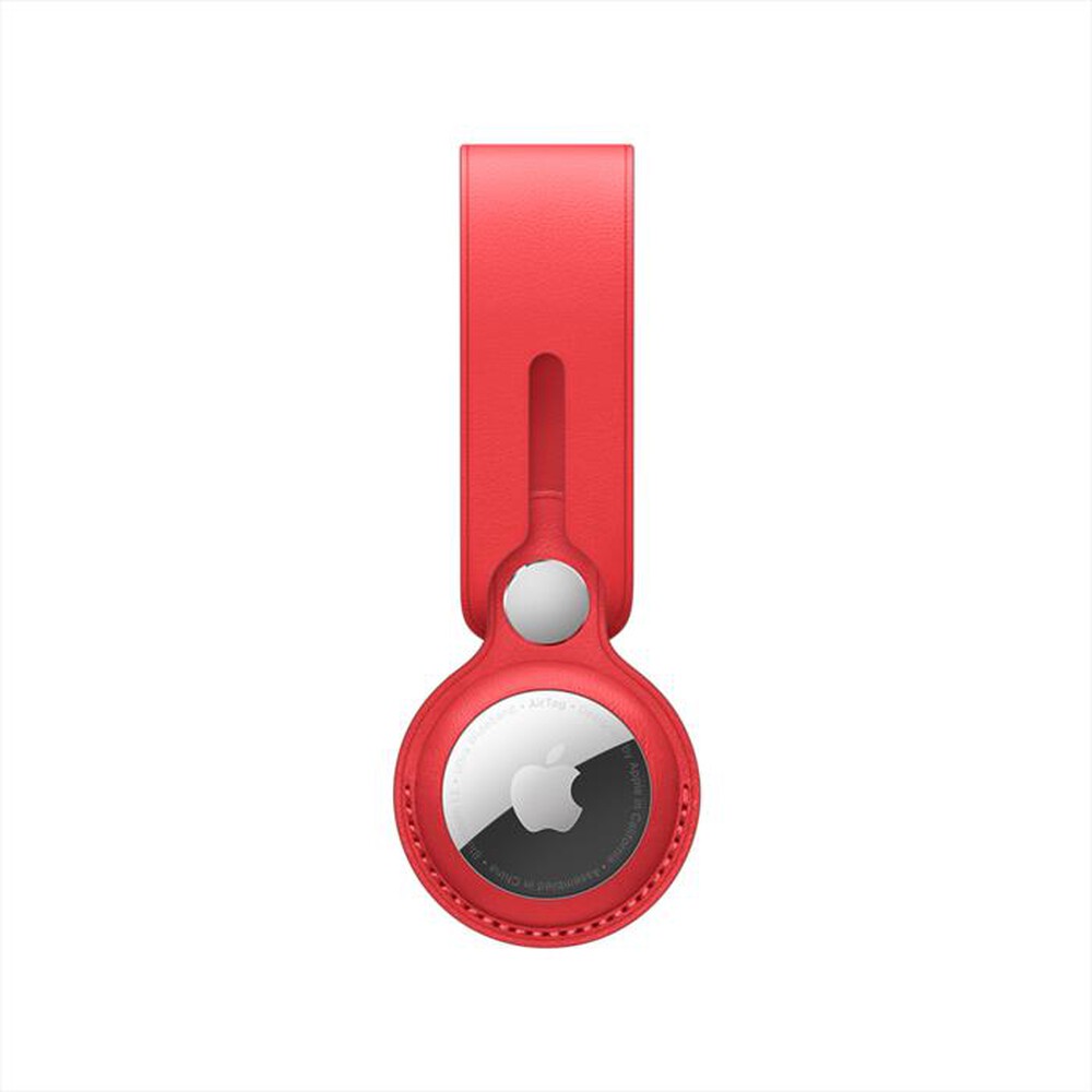 "APPLE - Laccetto AirTag in pelle-(PRODUCT)RED"