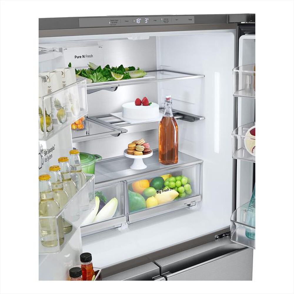 "LG - Frigorifero 4 porte GMG960MBJE Classe E 638L-Argento"
