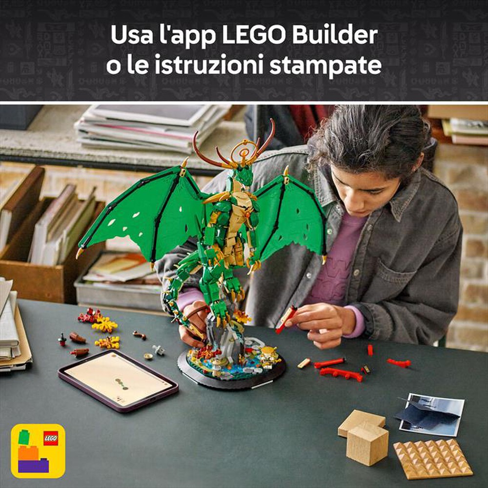"LEGO - DRAGO-GUARDIANO-,"