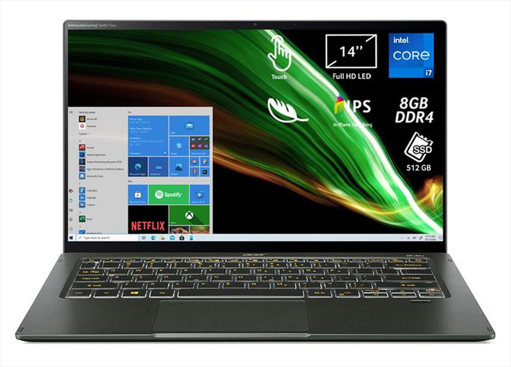 Immagine del prodotto ACER - SF514-55TA-7343-Verde