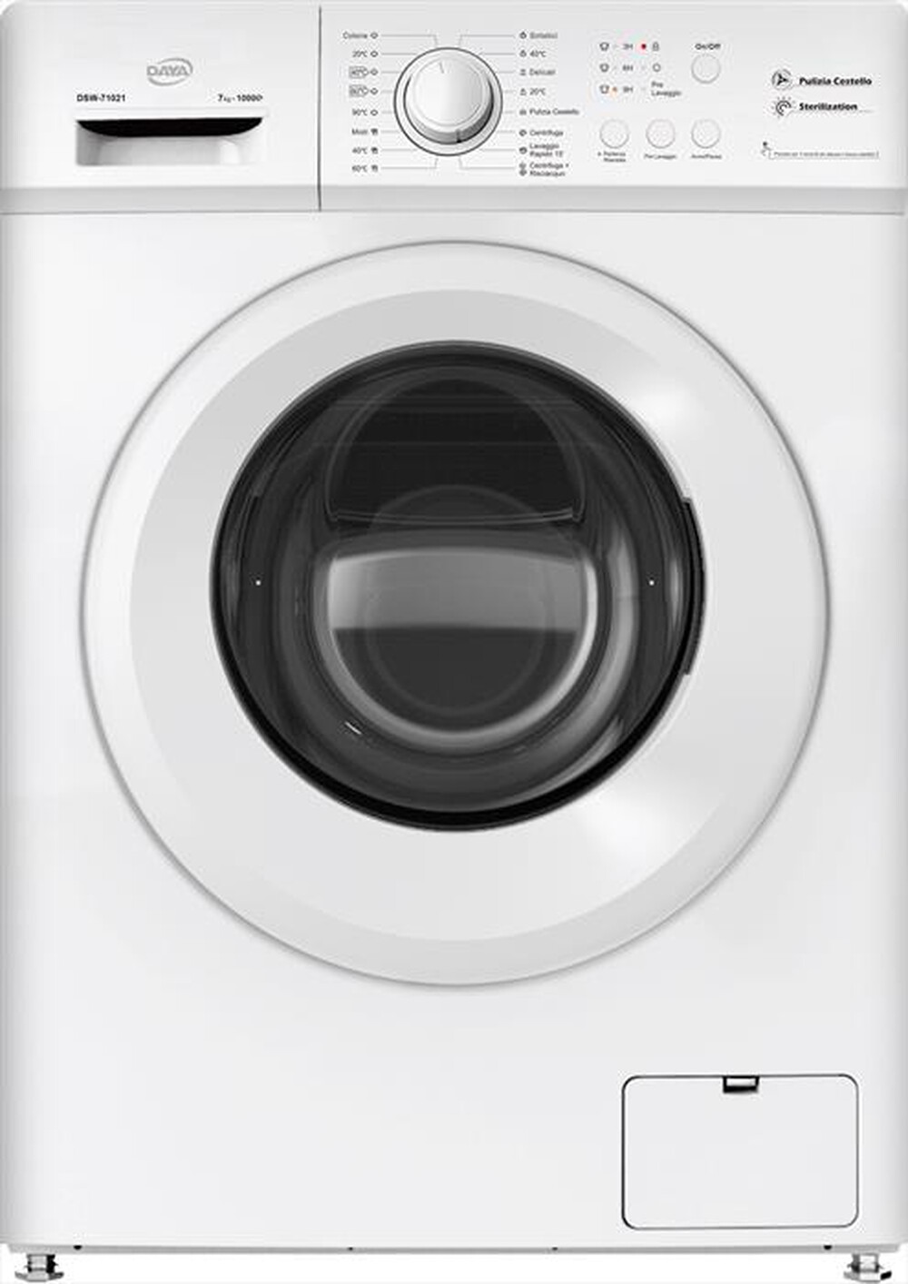 "DAYA - Lavatrice DSW-71021 7 Kg Classe F-Bianco"