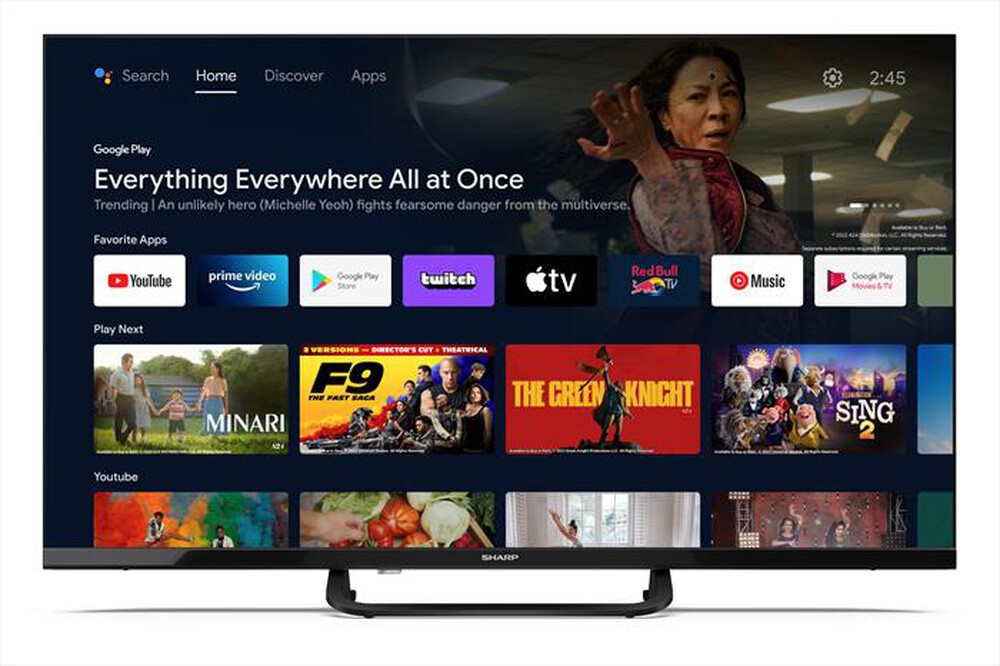 "SHARP - Smart TV LED FHD 32\" 32FH8EA-nero"