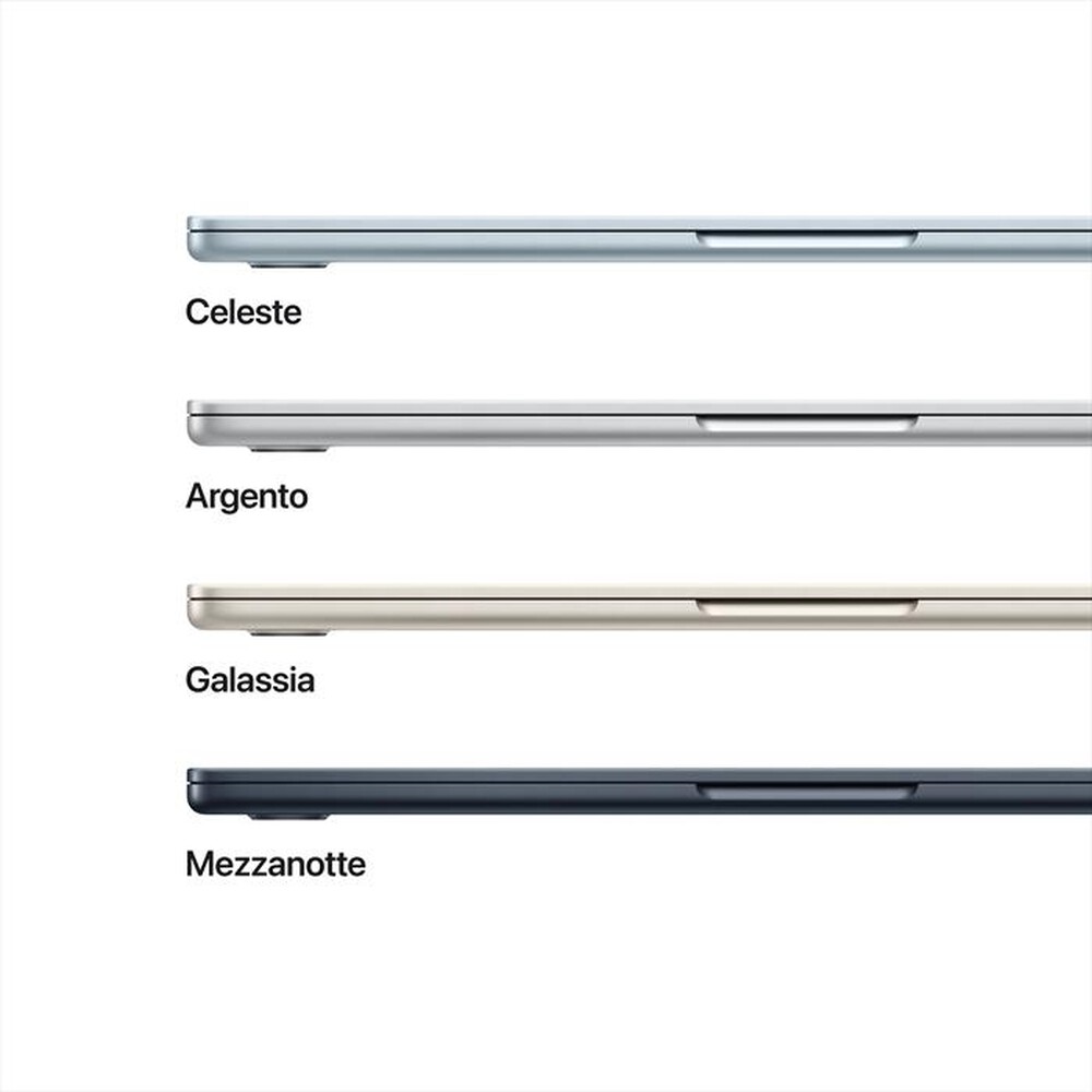 Immagine del prodotto APPLE - MacBook Air 13" M5 Core 10 CPU 10 GPU 24GB 1TB SSD-Galassia