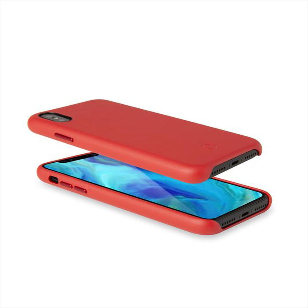 "CELLY - COVER IPH XS MAX-Rosso/Similpelle"