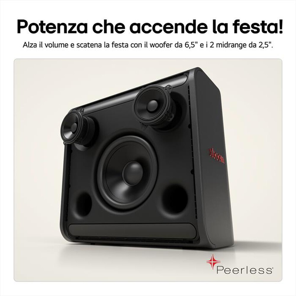 Immagine del prodotto LG - Party Speaker 120W XBOOM STAGE301 BY WILL.I.AM-Nero