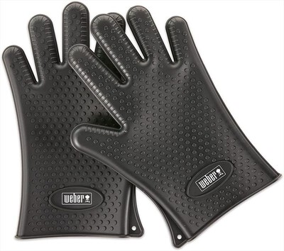 WEBER - GUANTI BARBECUE IN SILICONE-nero