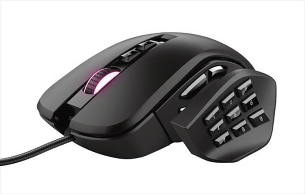 "TRUST - GXT970 MORFIX CUSTOMISABLE MOUSE-Black"
