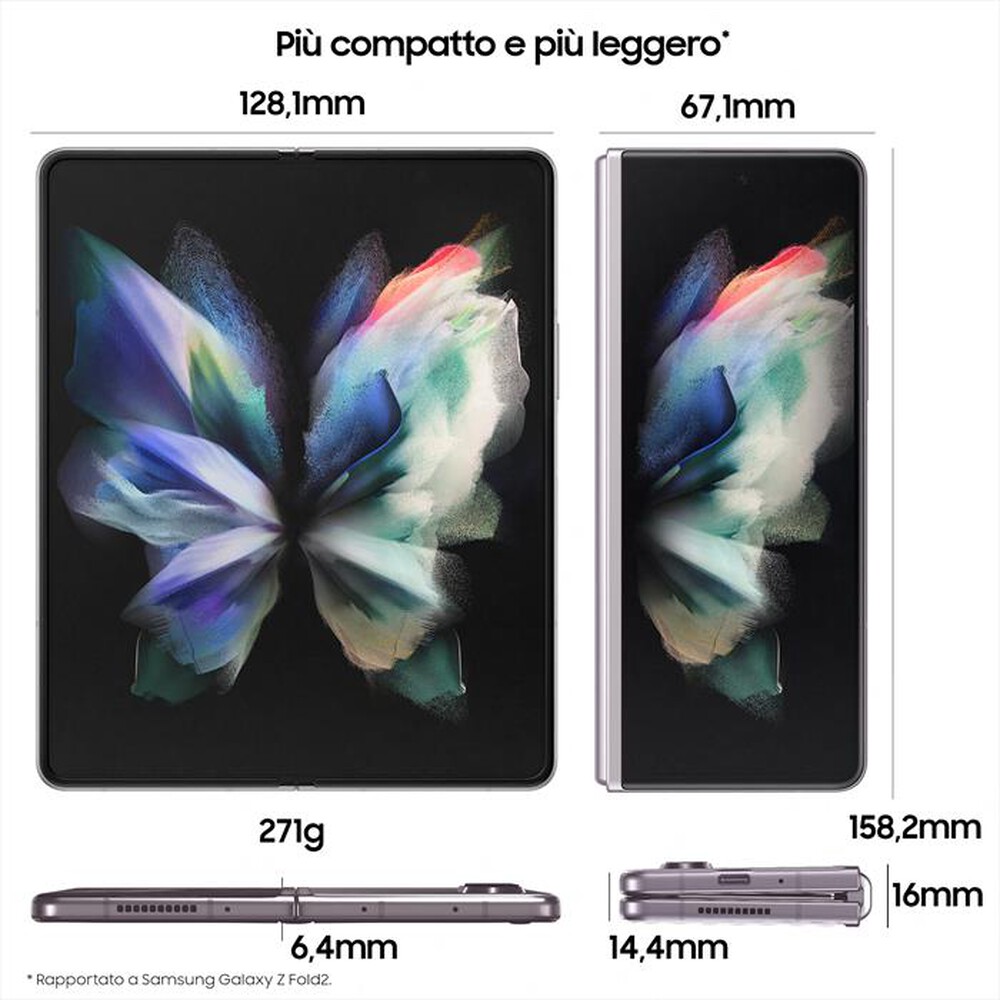 "SAMSUNG - GALAXY Z FOLD3 5G 512 GB-Phantom Silver"