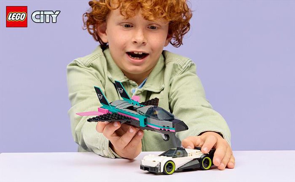 Immagine del prodotto LEGO - CITY Jet contro Auto sportiva - 60489