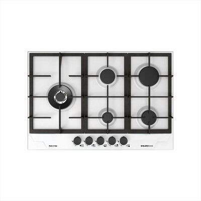 GLEM GAS - Piano cottura a gas GTP85THWH 74cm-Bianco opaco
