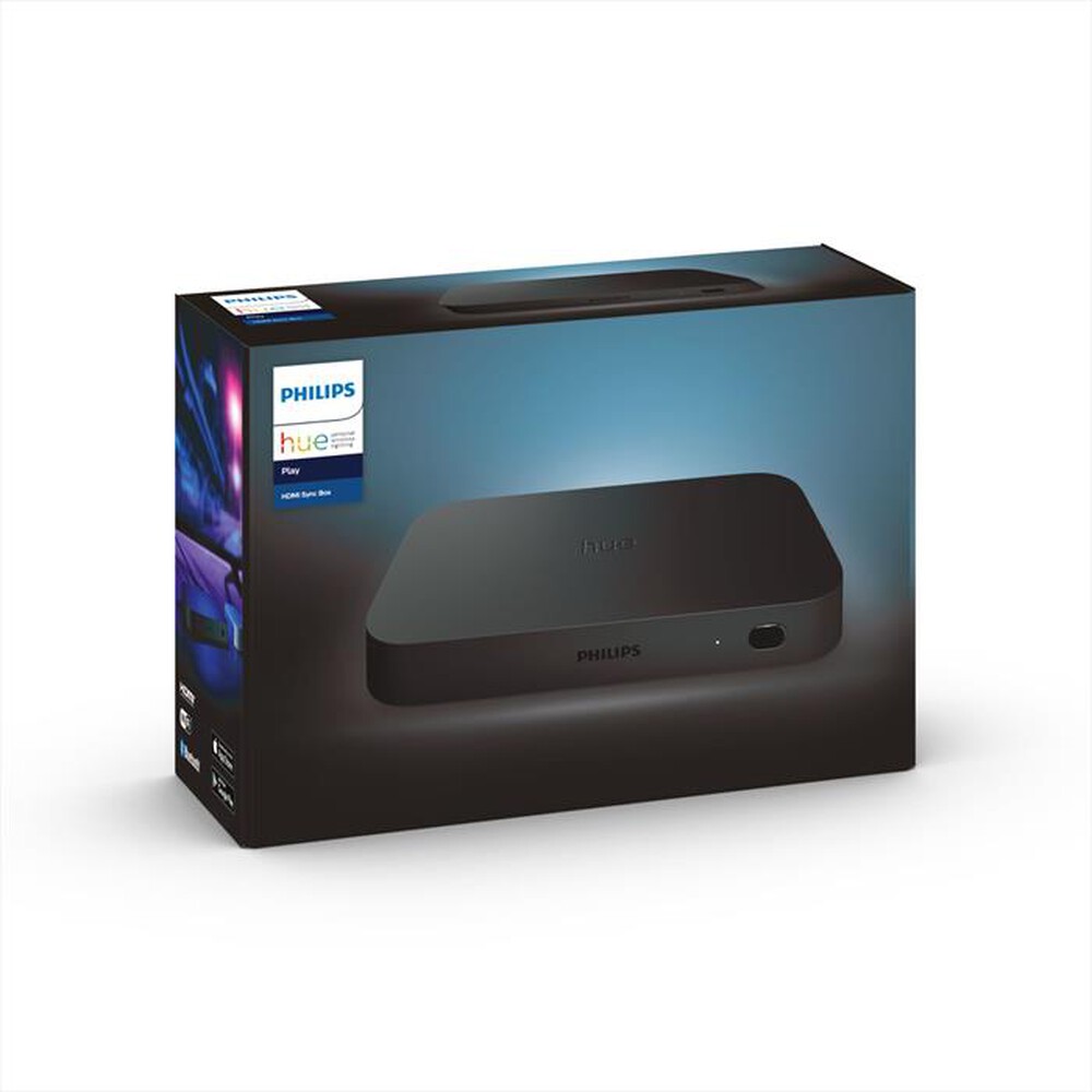 "PHILIPS - Controlli luce intelligente HUE PLAY HDMI SYNC BOX-Nero"