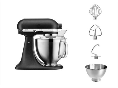 KITCHENAID - 5KSM185PSEBK-Ghisa Nero
