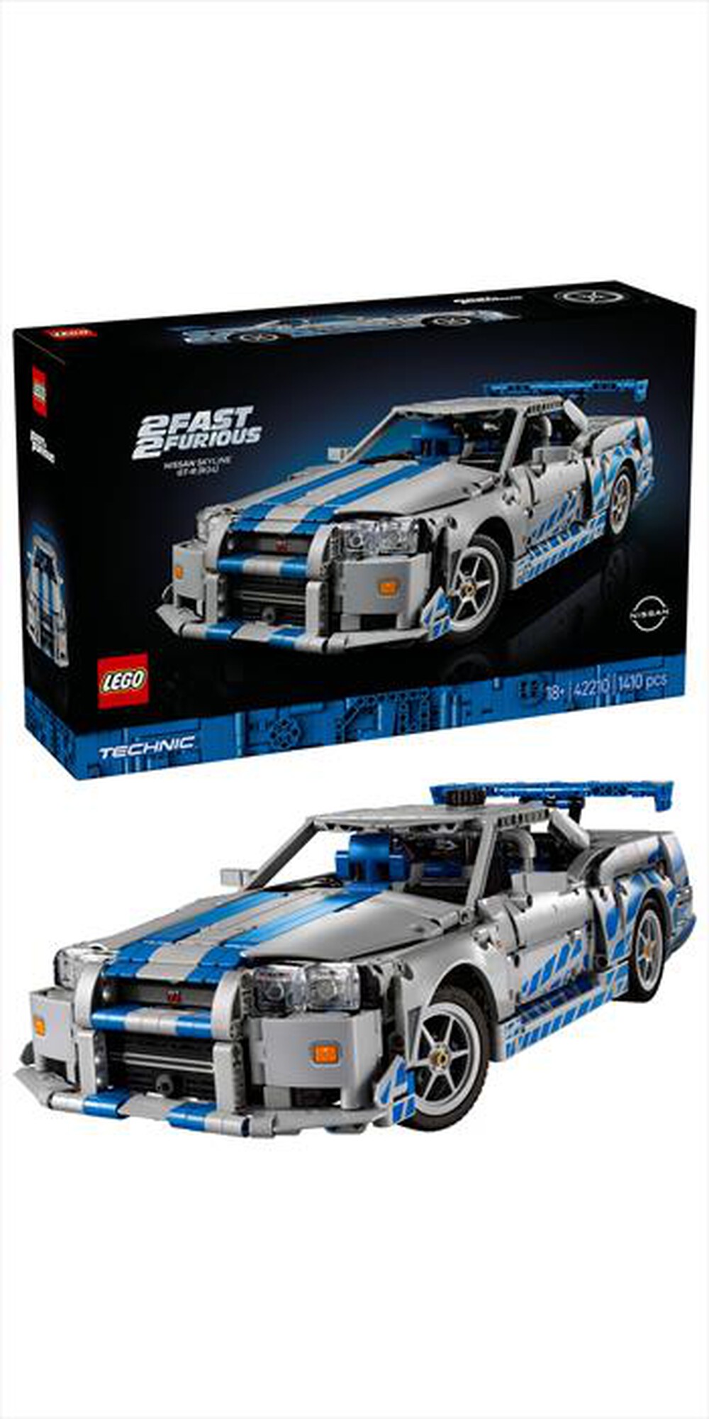 "LEGO - AUTO NISSAN SKYLINE GT-R (R34) 2 FAST 2 FURIOUS-,"