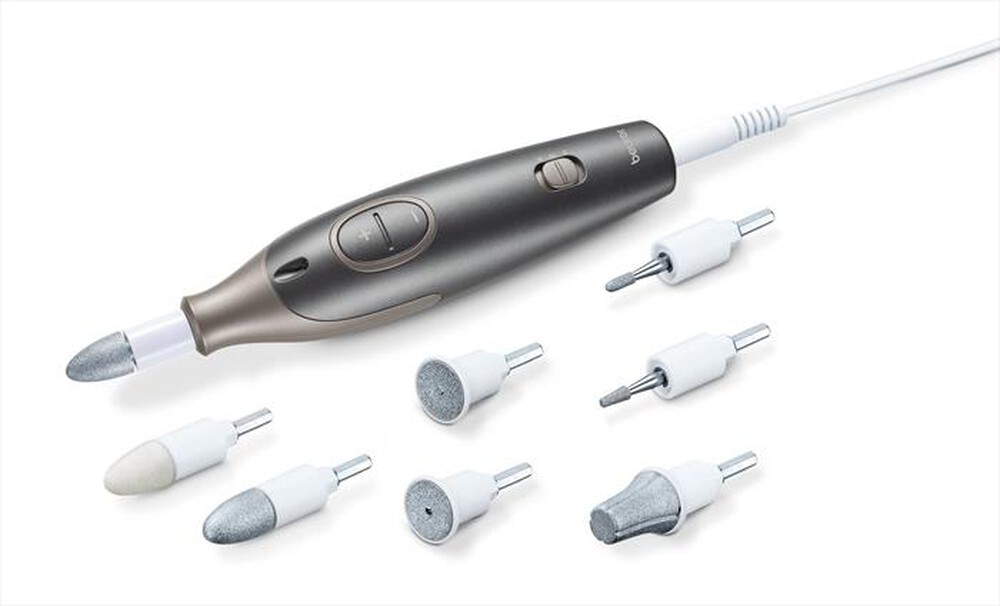 BEURER - Set hi-tech per manicure e pedicure MP 1R SMOOTH+-Grigio