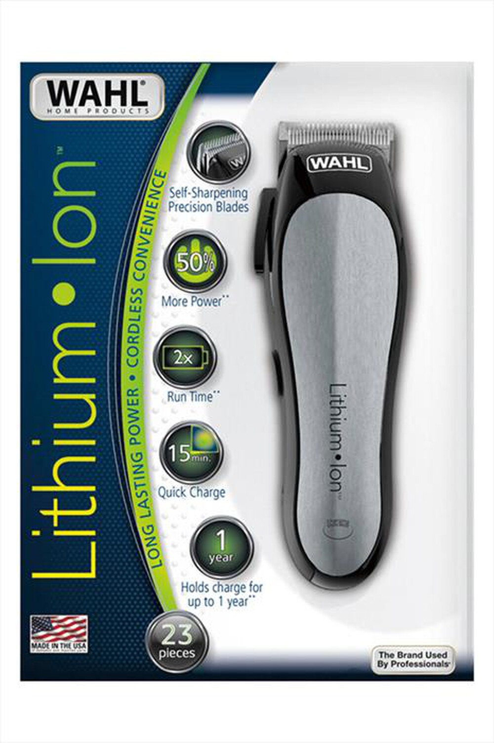 "WAHL - LITHIUM ION - tagliacapelli senza filo"
