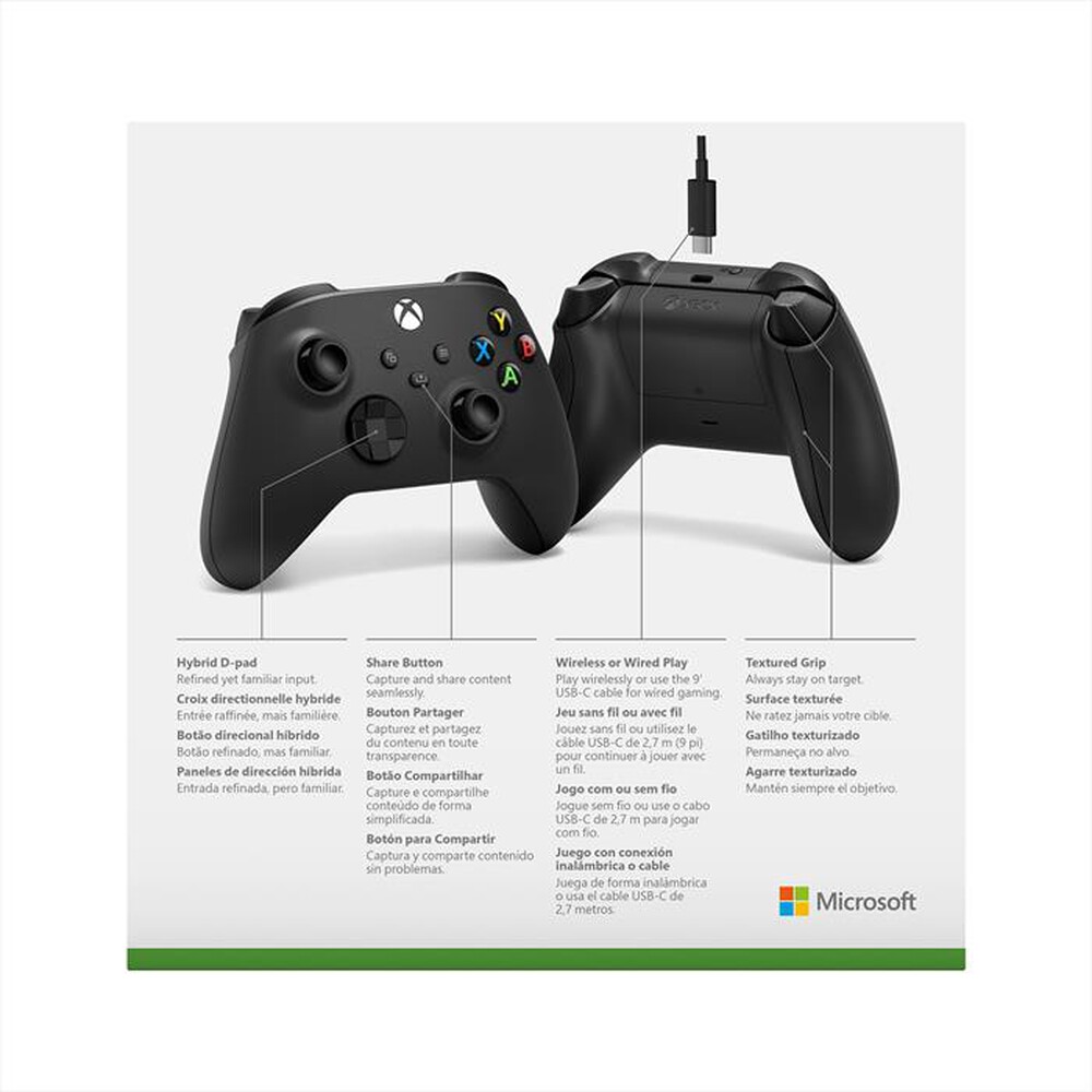 "MICROSOFT - XBOX WLC M USBC PC CONTROLLER-nero"