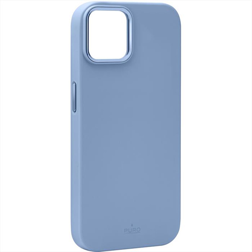 "PURO - Cover PUIPC1567ICONMPLBL per iPhone 15 Plus-Azzurro"