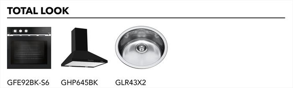 "GLEM GAS - Piano cottura induzione GTI322 29 cm-Nero Lucido"