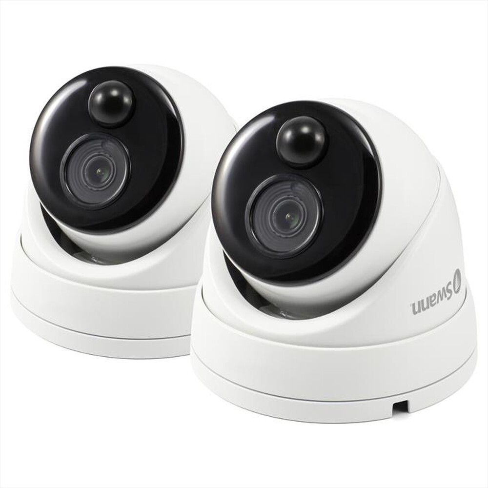 "SWANN - DOME CAMERA 2 PACK FULL HD-White"