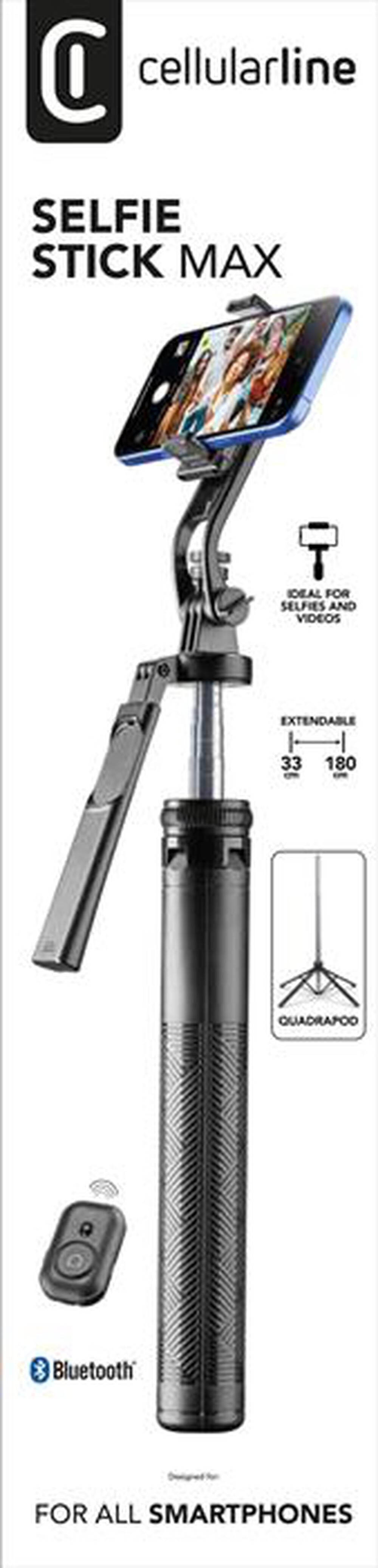 Immagine del prodotto CELLULARLINE - SELFIE STICK MAX-Nero