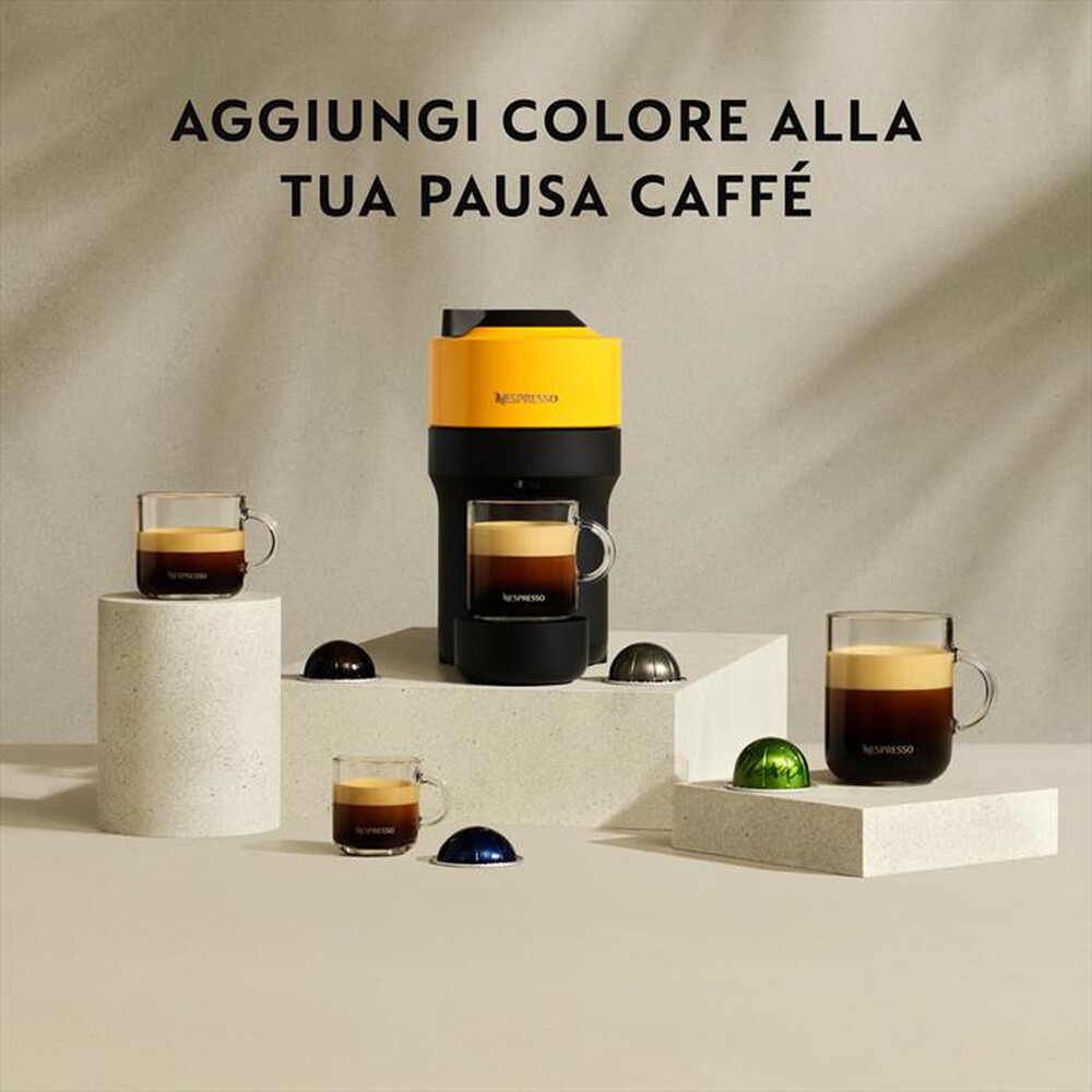 "DE LONGHI - Macchina da caffè VERTUO POP ENV90.Y Nespresso-Giallo"