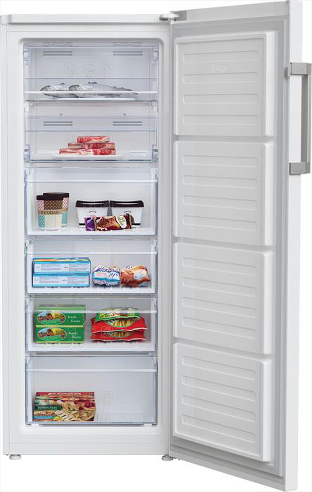 "BEKO - Congelatore verticale RFNE270E33WN Classe F-Bianco"