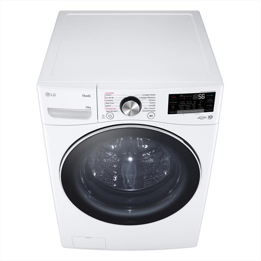 "LG - Lavatrice AI DD F0P3020TSWC XL 20kg Classe B-Bianco"