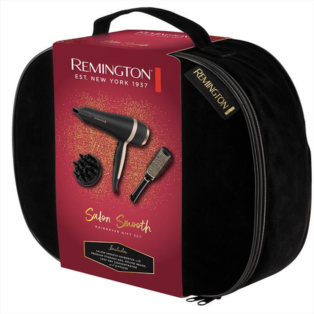 "REMINGTON - Asciugacapelli D6940GP-nero/oro"