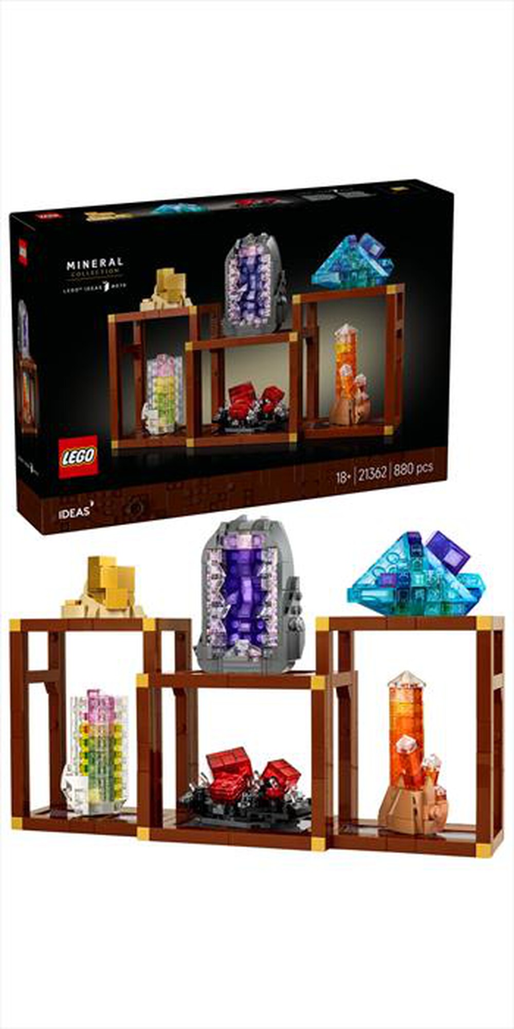 Immagine del prodotto LEGO - IDEAS Collezione di minerali 21362