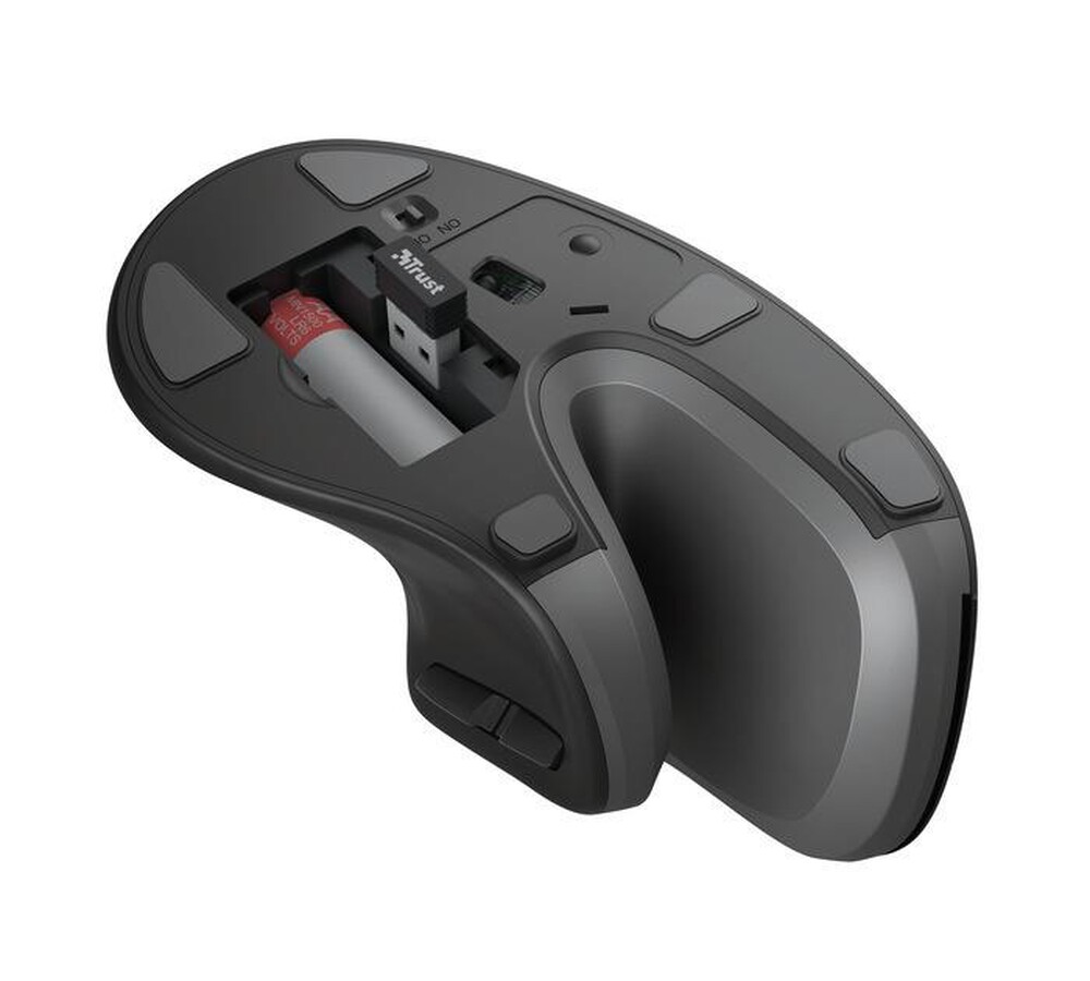 "TRUST - VERRO WIRELESS ERGO MOUSE-Black"