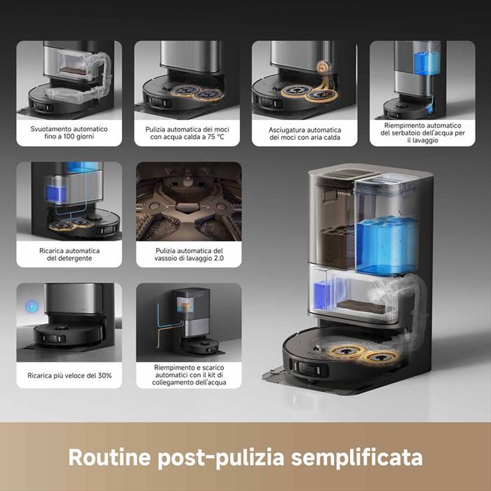 Immagine del prodotto DREAME - Robot aspirapolvere lavapavimenti L40 VIM ULTRA AE-Nero