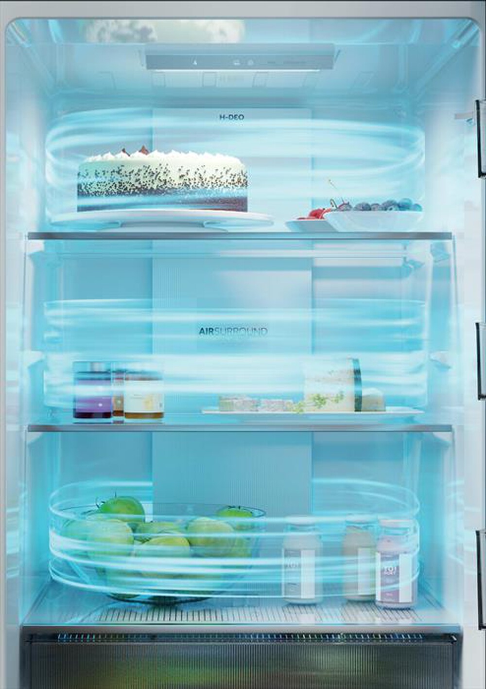 Immagine del prodotto HAIER - Frigorifero combinato HTR3518ENMX Classe E 303 lt-Acciaio inox