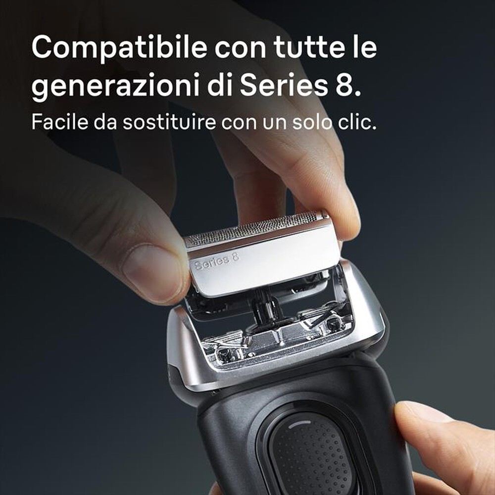 Immagine del prodotto BRAUN - Testina di Ricambio ORIGINALE MALHRREMKP 83M-GRIGIO