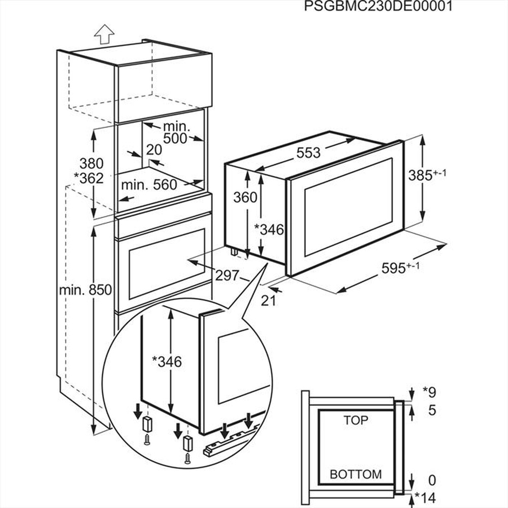 Immagine del prodotto ELECTROLUX - Forno microonde grill 20lt LMS4203TMK-Nero