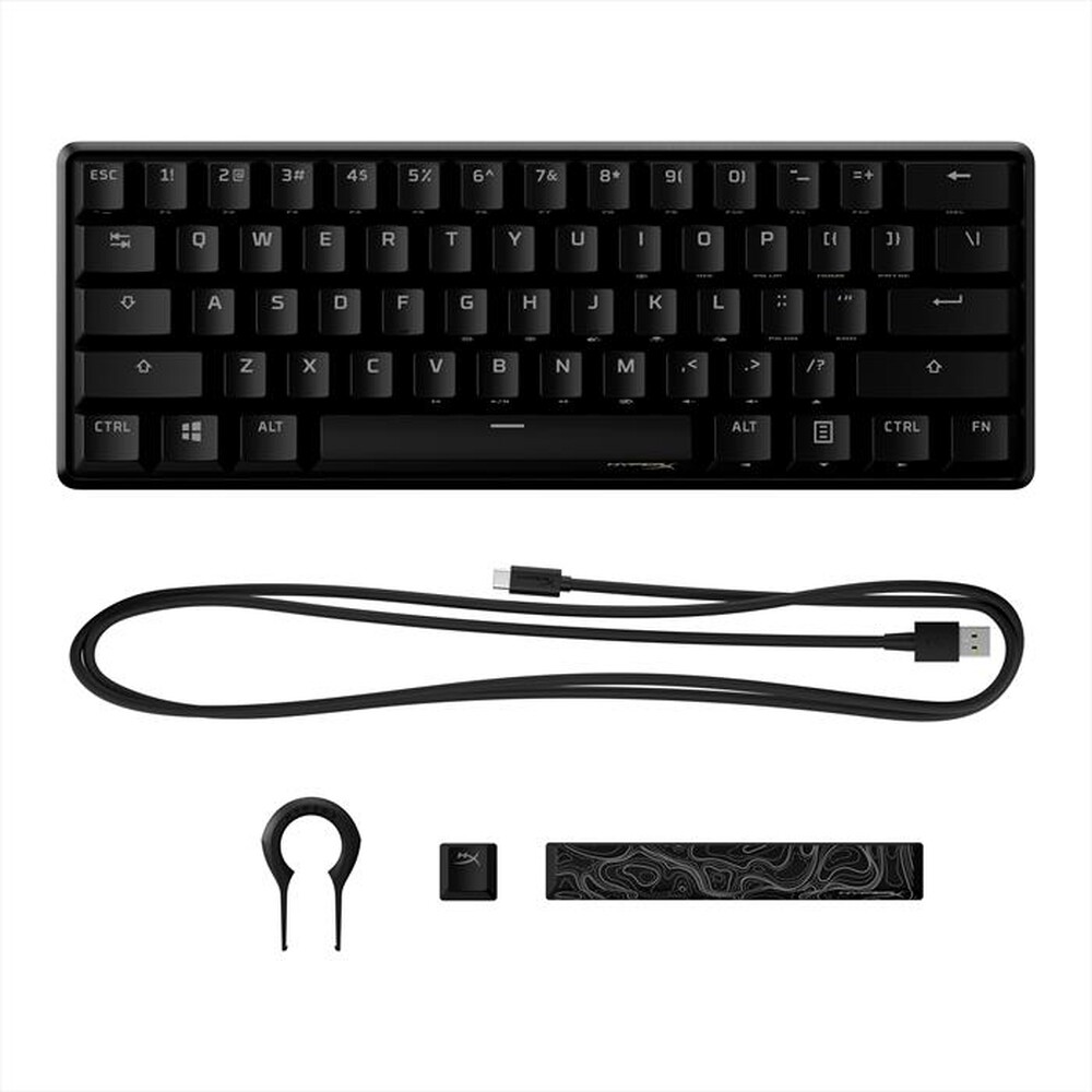 "HYPERX - Tastiera gaming ALLOY ORIGINS 60 (LAYOUT INGLESE)-Nero"
