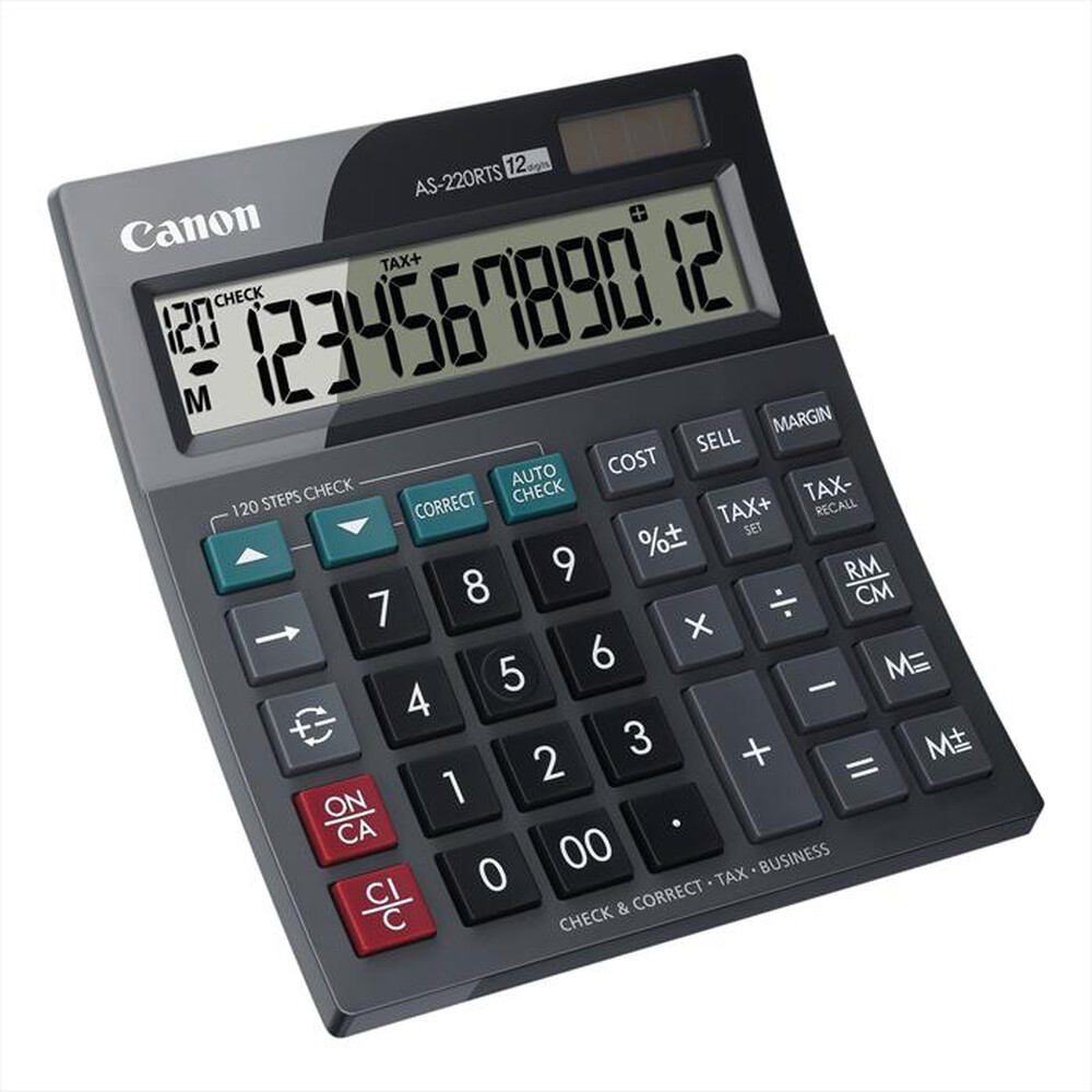 Immagine del prodotto CANON - Calcolatrice AS-220RTS-Black