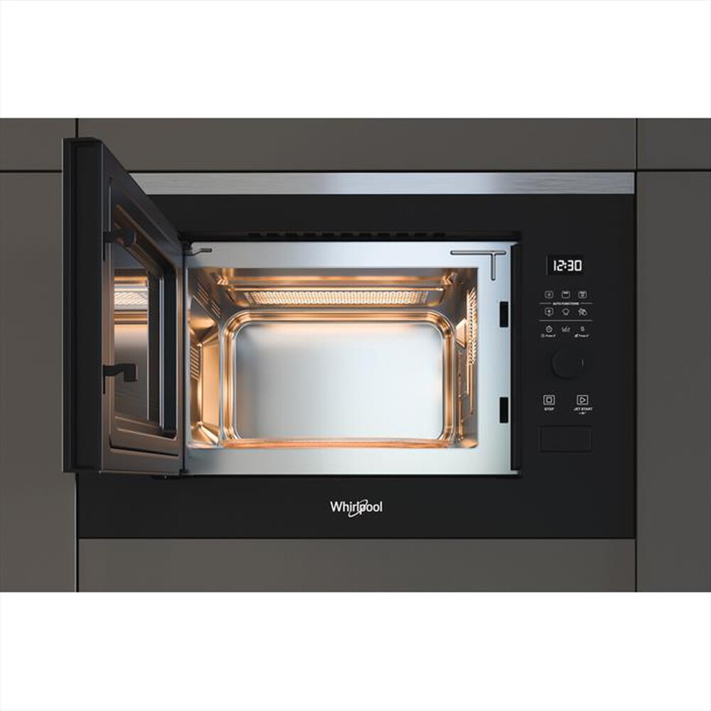 "WHIRLPOOL - WMF250G MICROWAVE WP-Acciaio inossidabile"
