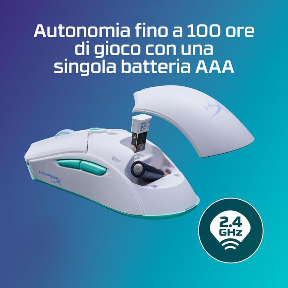 Immagine del prodotto HYPERX - Mouse PULSEFIRE HASTE 2 CORE-Bianco