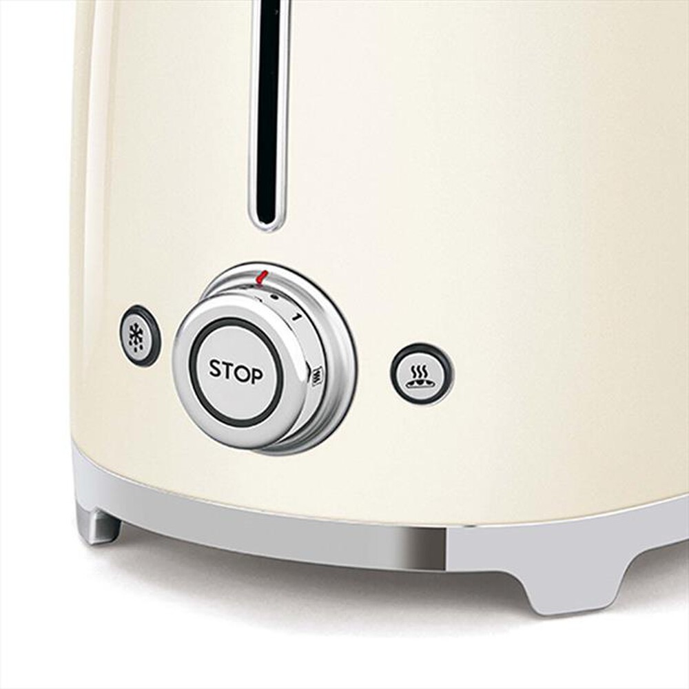 "SMEG - Tostapane 50's Style 2x4 fette – TSF02CREU-panna"